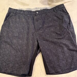 Adidas Men's Black Patterned Athletic Shorts